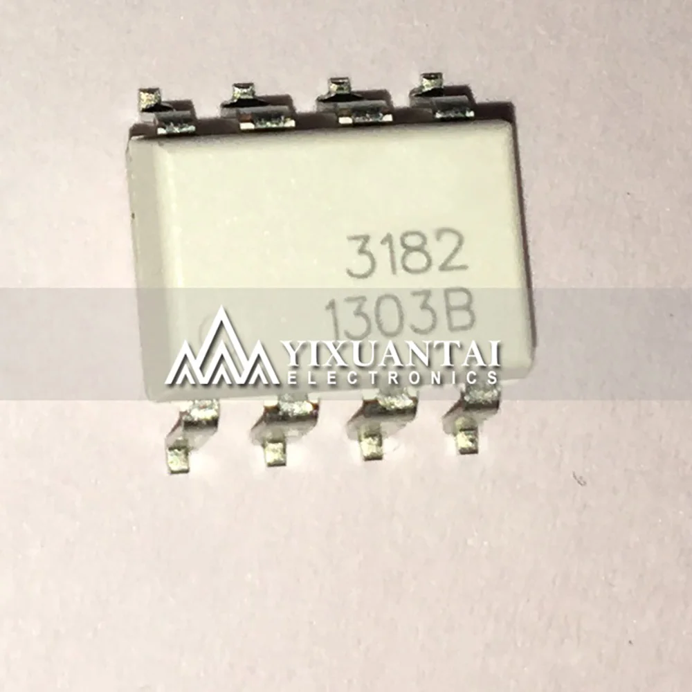10pcs/lot   FOD3182SD  FOD3182  Marking:3182  OPTOISO 5KV 1CH GATE DRIVER 8SMD SOP8  New Original