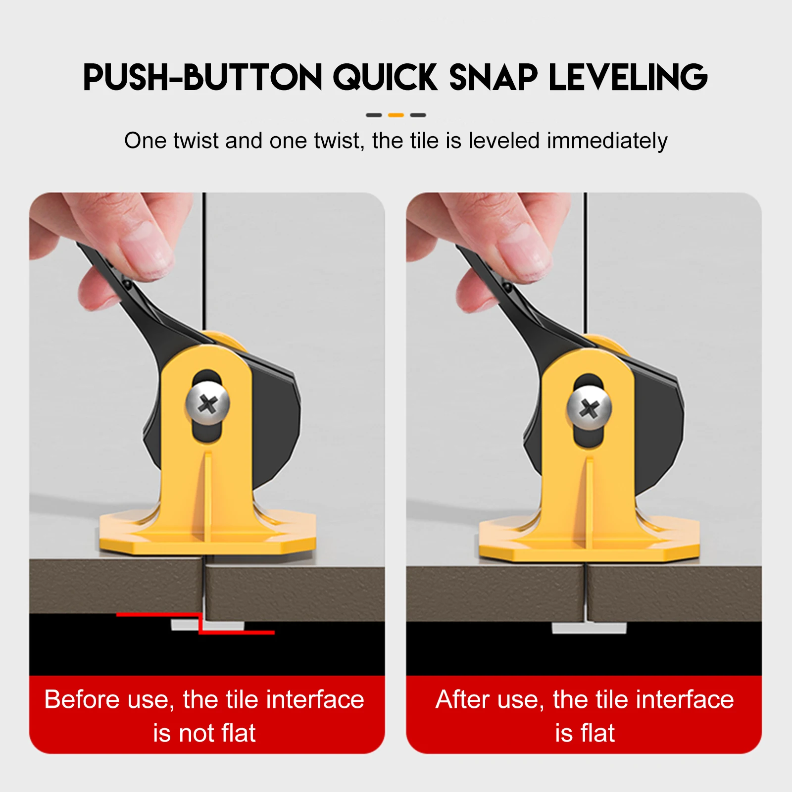 Tile Leveling System leveler Adjuster Reusable Porcelain Ceramic Leveler Wall Floor Positioning Locator Construction Tile Tools