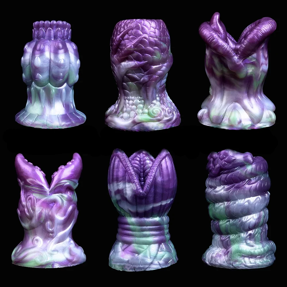 YOCY Soft Silicone Anal Dilators Fantasy Anal Plug Rectal Dilators Sex Toy For Women Men Anus Butt Expand