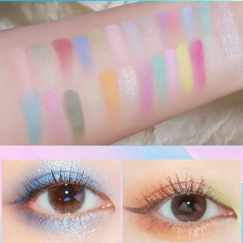 25 グリッドレッドアイシャドウパレットパープルグリッター真珠光沢のあるマットアイシャドウシマーメイクアップ長期的な女性美容アイ化粧品