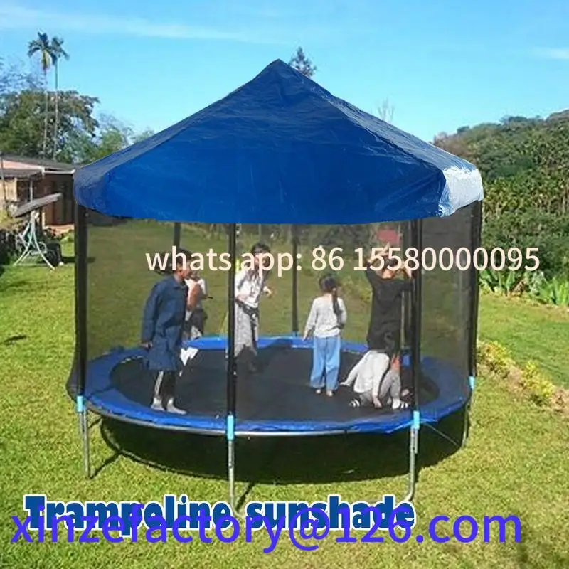 

Be suitable for Trampoline Top Cover Oxford Waterproof Trampoline Roof Dustproof Foldable Sun Shade