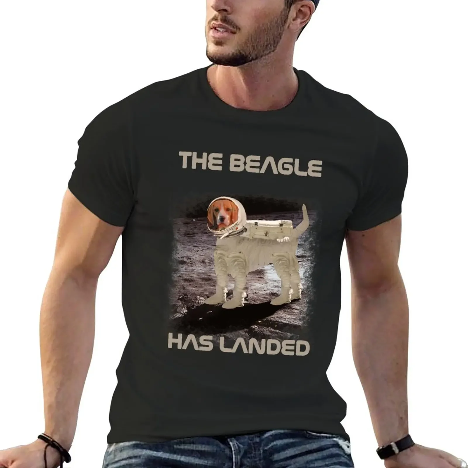 Funny Beagle Moon Landing The Beagle Has Landed For Beagle owners and space enthusiasts T-Shirt