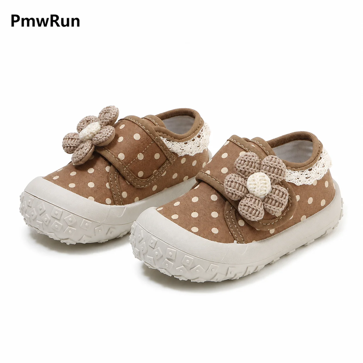 Canvas Sport Shoes For Girls 2026 Trend Fashion Girl's Sneakers Anti-slippery Soft-soled Outdoor Running Footwear For Girls