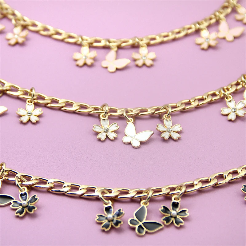Perlenblumen-Handtaschenketten-Verlängerung, Umhängetaschenriemen, Umhängetaschenriemen-Kettenverlängerung – Detail 5