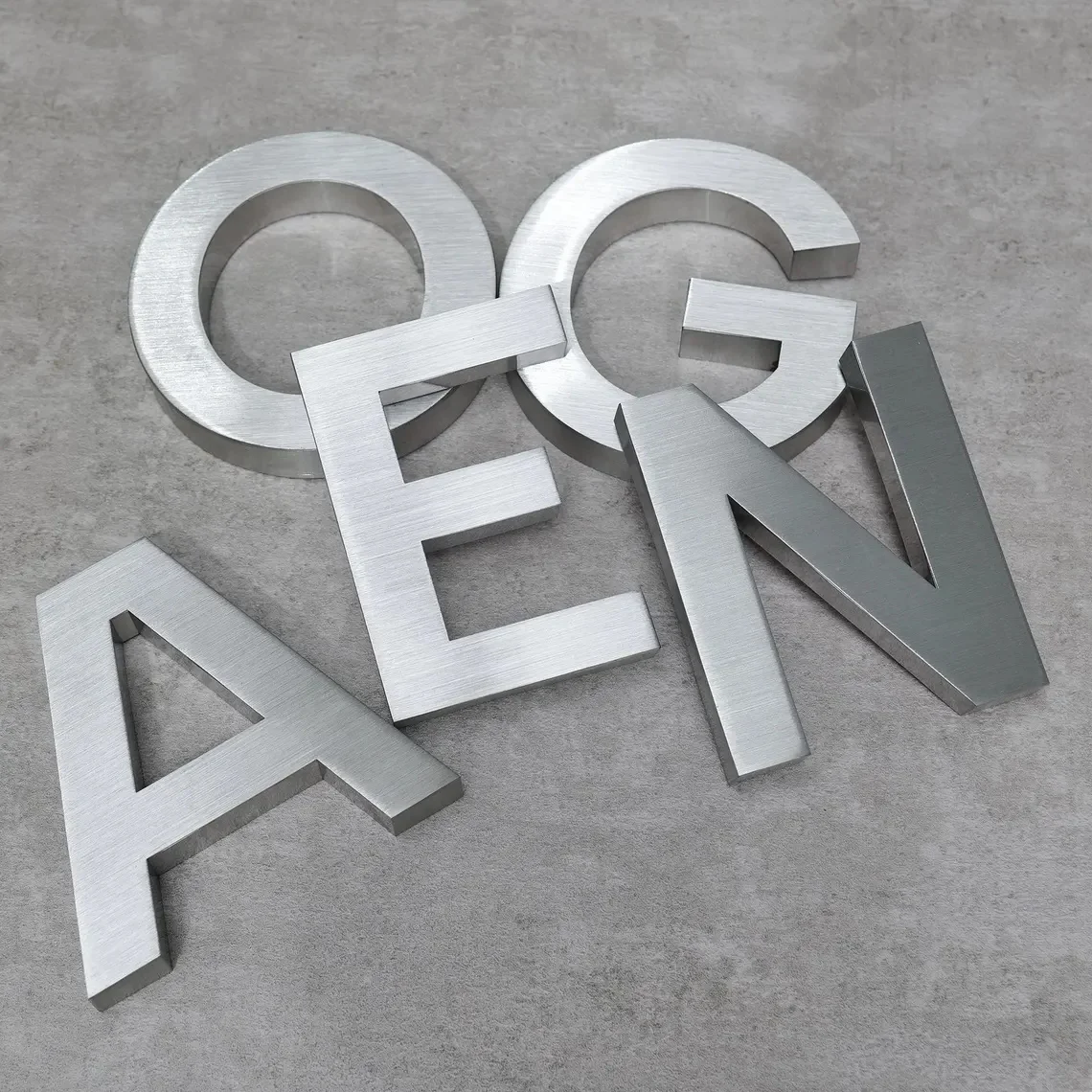 

Пользовательские буквы и цифры из нержавеющей стали | Металлическая вывеска | Персонализированный логотип из матовой стали для стены | Деловой домашний декор