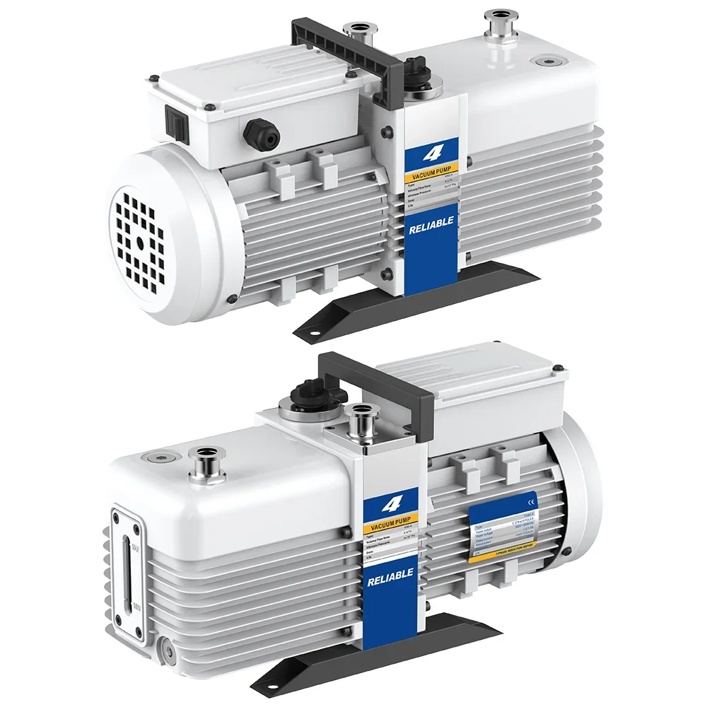 

VRD-65 220V/380V Industrial Air Pump 65m3/h 38CFM Two-Stage Sliding Rotary Vane Vacuum Pump with 2kw Power Corrosion Resistant