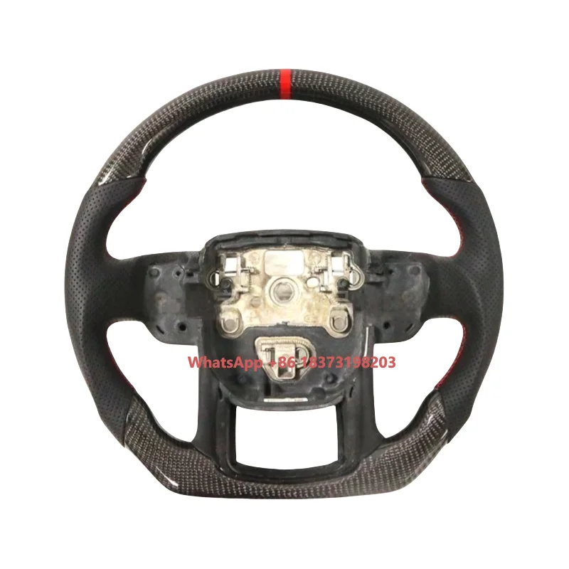 

Premium Carbon Fiber Steering Wheel for Luxury SUV Custom Texture Heated Flat Bottom Anti-Slip Durable Comfortable