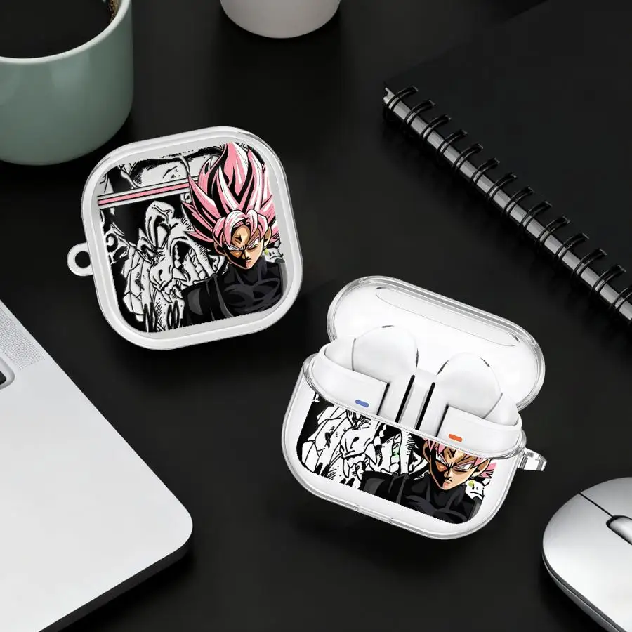 Case For Samsung Galaxy Buds 3 FE 4 Pro Live 2Pro 2 3Pro 4Pro Clear Earphone Cases Cover With Hook Hot D-ragonS B-allS Cool