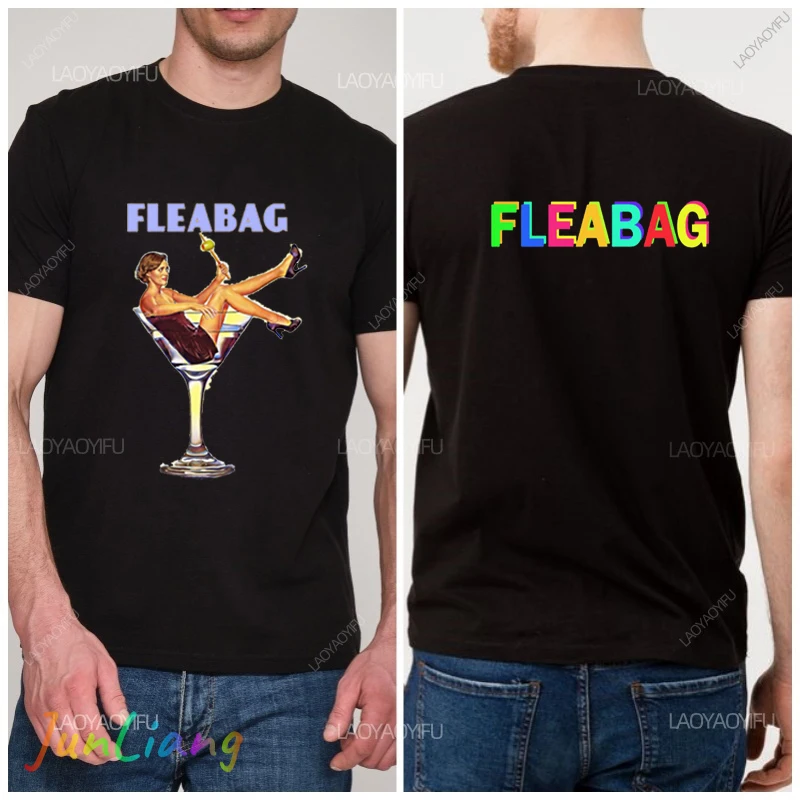 Men and Women Y2k Clothes Classic Fleabag Phoebe Waller Bridge 100% Cotton Harajuku Men's Clothing Original Mens T-shirts Goth