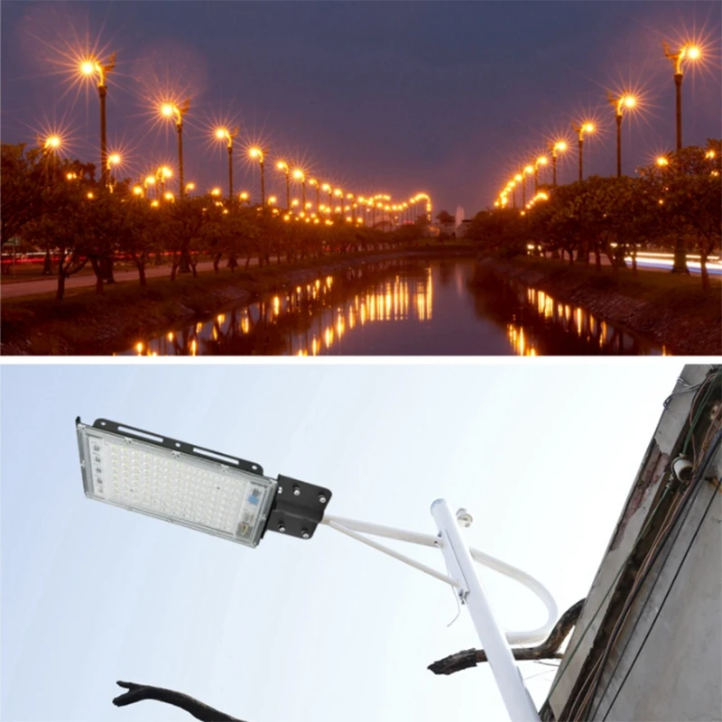 100W LED lampione AC 220V-240V proiettore per esterni faretto IP65 applique da parete impermeabile Garden Road Street
