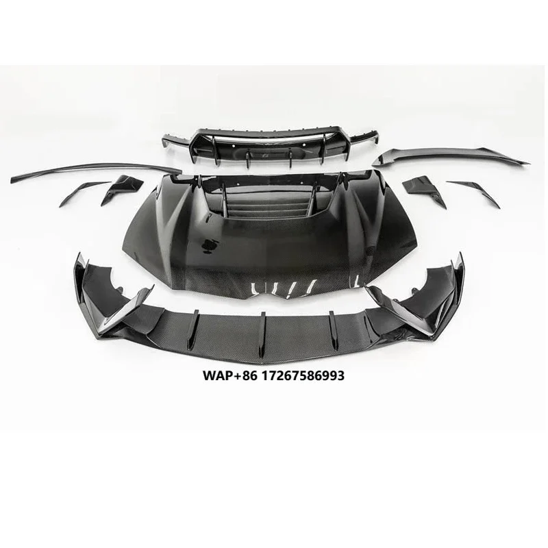 

For URUS Body Modification and Upgrade for Style Dry Carbon Fiber Front Lip Rear Lip Skirt and Tail Wing