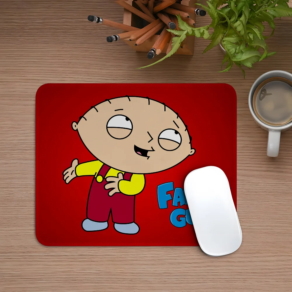 Cartoon F-Family G-Guy S-Stewie Griffin Mouse Pad Esports Mousepad Laptop Computer Office Desk Mat Rubber Small Anti Slip Pad