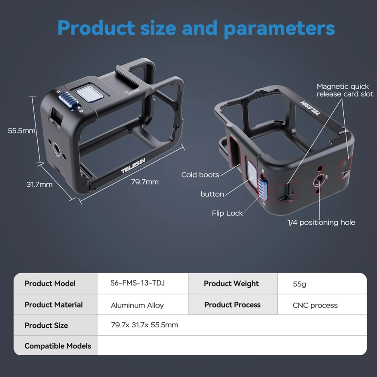 Custodia protettiva A74Z per Action 3 4 5Pro Guscio per scarpe doppio clod per Action 3 4 5pro