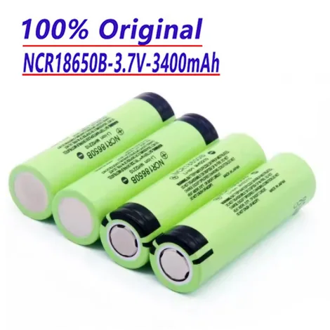 

100% original 18650 3.7V NCR 18650B 3400mAh lithium-ion rechargeable battery Suitable for various lithium battery tools