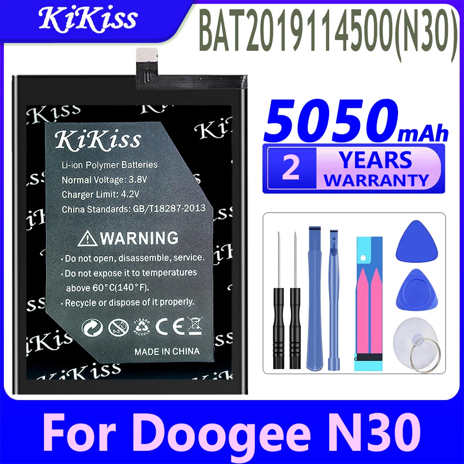 

Мощная батарея 5050 мАч KiKiss bat( N30) Для Doogee N30 N 30