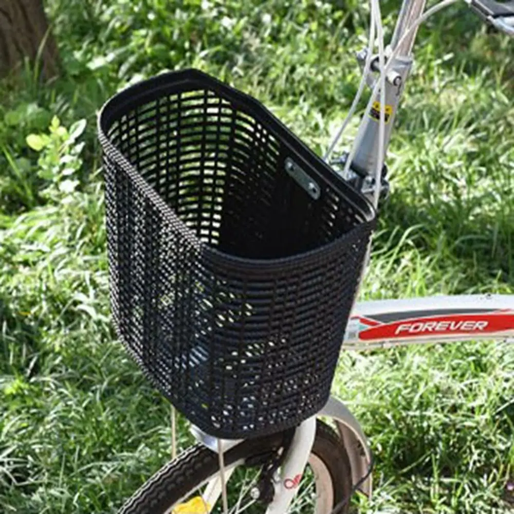 High Quality Plastic&Steel Electric Bike Basket D-shaped 10 Styles Bicycle Food Storage Scooter Front Holder Cycling Accessories