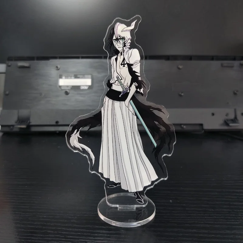 15CM BLEACH Anime Figures Kurosaki Ichigo Cosplay Acrylic Double-Sided Stands Model Desk Decor Standing Sign Fans Gift Hot Sale