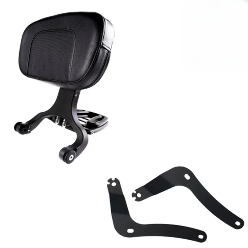 

Motorcycle Adjustable Multi-Purpose Driver & Passenger Backrest For Touring Road Glide FLHR Softail Breakout Dyna FXFB