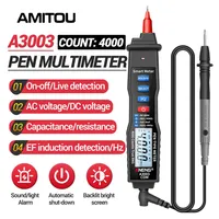 ANENG A3003 Digital Multimeter Pen Type Multi Tester 4000 Counts AC/DC Voltage Ohmmeter Capacitance Hz Handheld Tester Tool