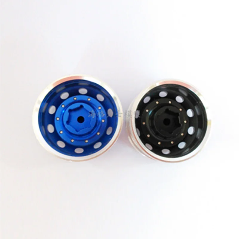 Rear Wide Tire Wheel Hub for 1/14 Tamiya RC Truck Trailer Tipper Scania 770s Benz Actros Volvo MAN DIY Load-bearing Wheel Hub