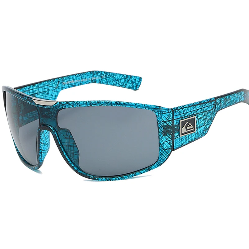 QS640 occhiali da sole uomo UV400 occhiali da sole quadrati per uomo Retro Brand Design occhiali sportivi da guida oversize Gafas