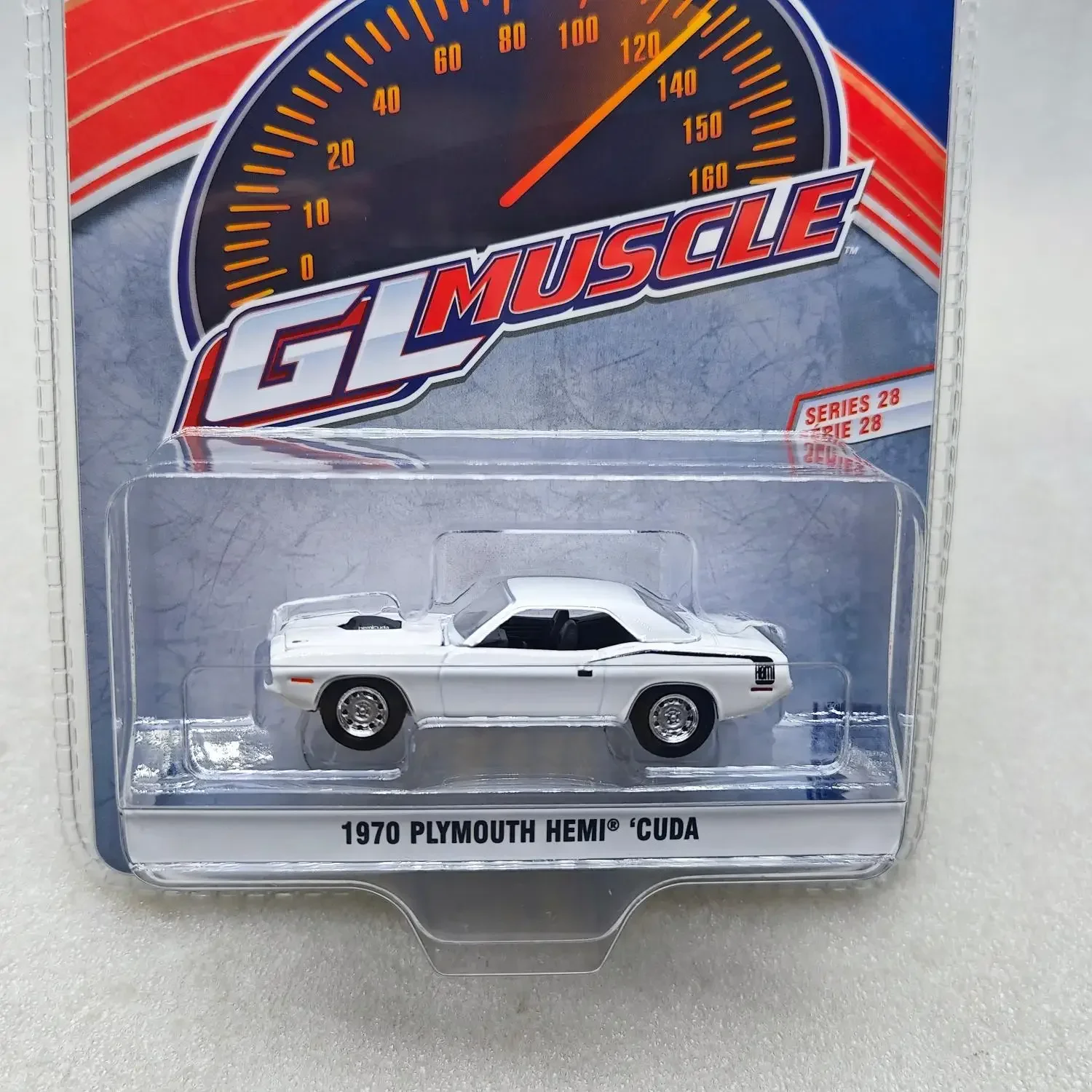 1:64 1970 Plymouth Hemi Cuda Hoge Simulatie Legering Auto Model Verzamelbaar Speelgoed Cadeau Souvenir Display Ornament