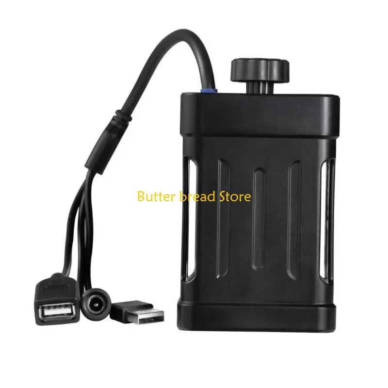 W89C المحمولة 18650 بطارية غرفة 8.4 فولت مصدر الطاقة 21700 بطارية تخزين مع واجهات USB للإضاءة دراجة خارجية #4