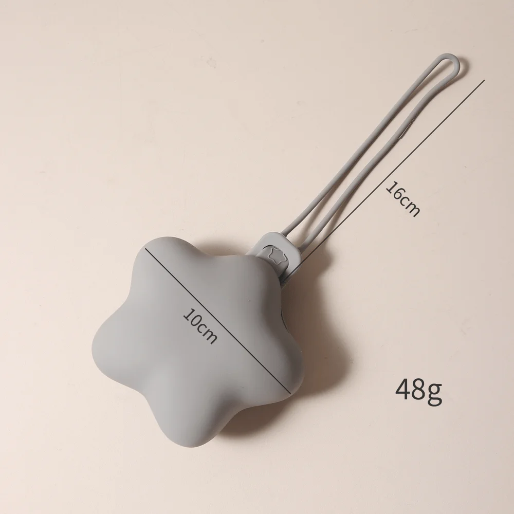 불가사리 모양 젖꼭지 케이스 아기 실리콘 보관 가방 별 모양 젖꼭지 보관 파우치