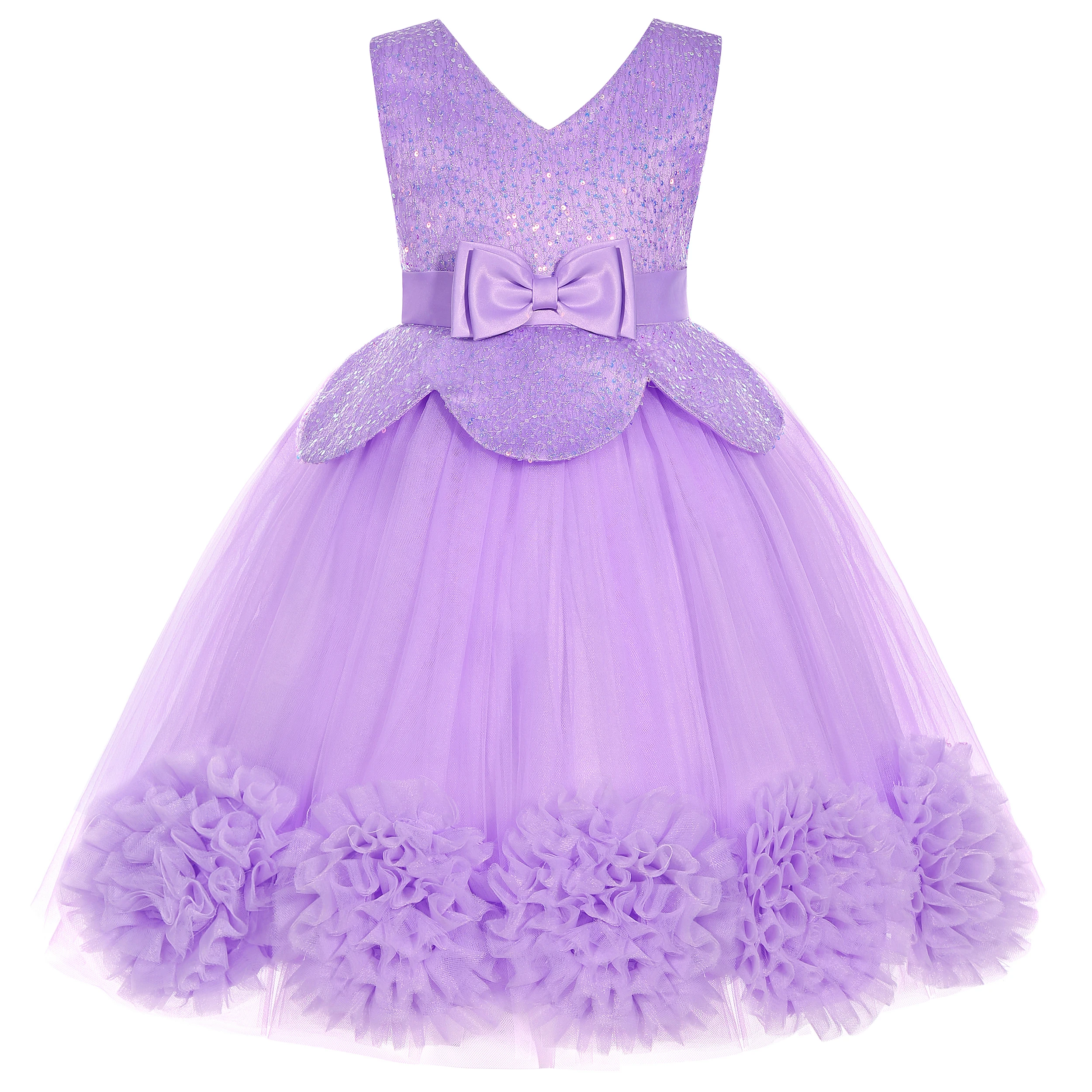 

Princess dress, plus-size children's long dress, girl's piano performance dress, little girl's banquet party dress