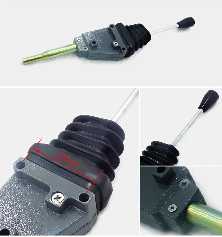 Morsebedieningshendel hydraulische joystickbediening met push-pull kabel bouwmachines onderdelen