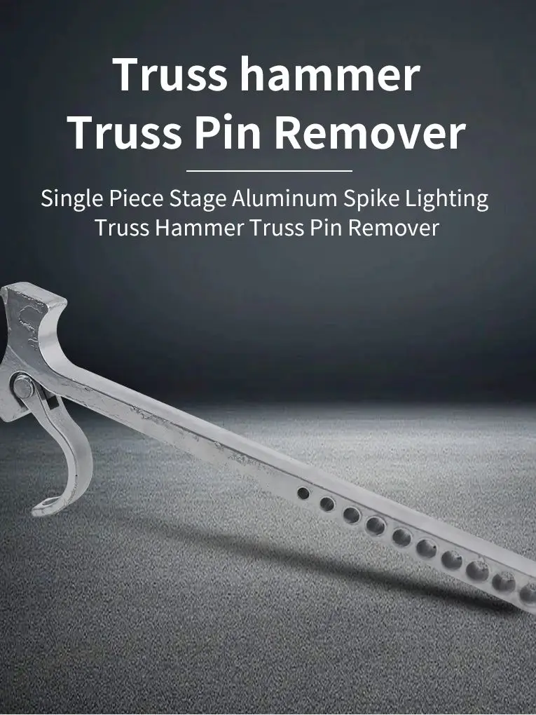 Gereedschap voor het verwijderen van podiuminstallatie Podiumaluminium kraanverlichting Truss Hammer Truss Pin Remover voor Global F34 Trusses - afbeelding 2