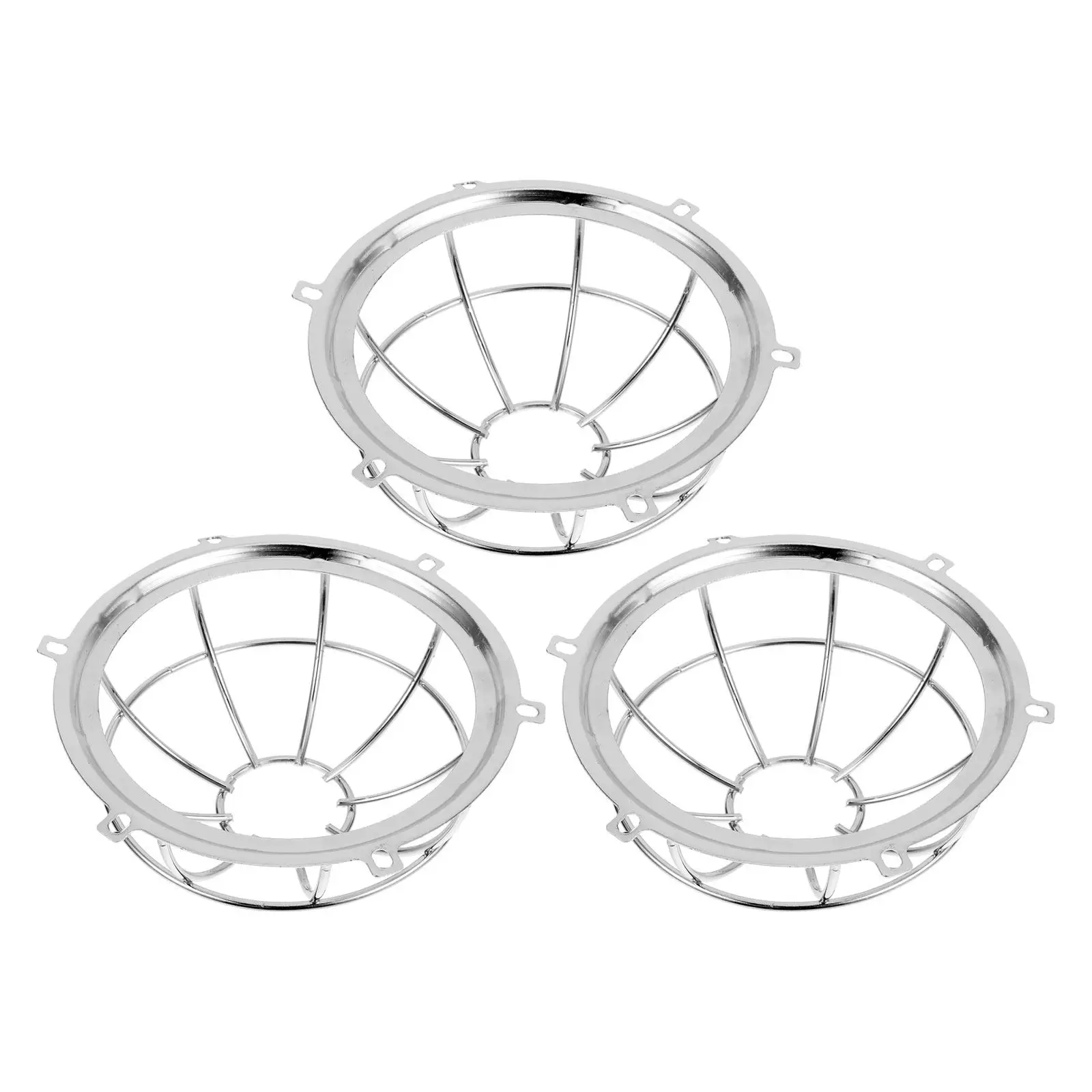 3Pcs 6.8x2.7inch Fire Sprinkler Head Protector Metal Cage Explosion Proof Shield for Home Office Site Fire Sensor Cover