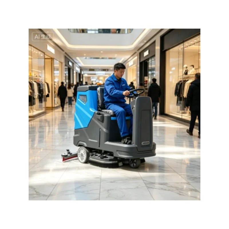 Ride-On Street Sweeper Electric Road Industrial Sweeper Truck with Engine and Motor Core Components for Safety Compliance
