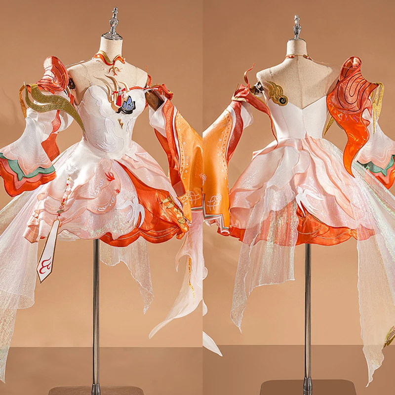 

Xishi Cosplay Honor Of Kings Pretty orange renewed love affair Women renewed love affair dress