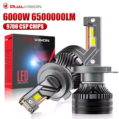 650000LM H7 H11 LED Bulbs Headlight 6000W for Car Headlamp H4 H1 H8 H9 9005 9006 HB3 HB4 9012 HIR2 Auto Diode Lamps Canbus 6000K