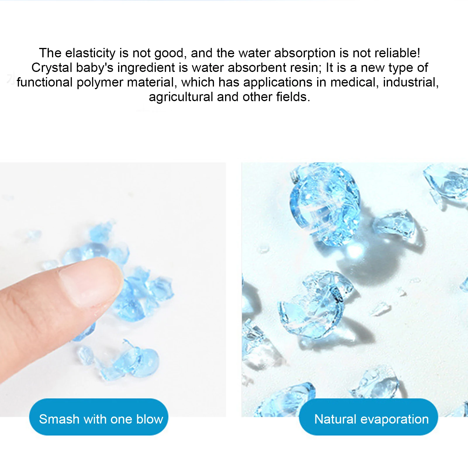 30000 Crystal Soil Hydrogel Gel Polymer Water Beads Flower Decoration Polymer Growing Water Balls Wedding Home Decor