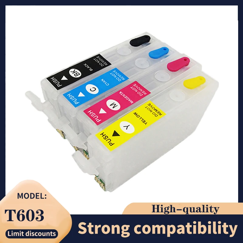 

603xl T603 xl refillable Ink Cartridge t603xl For Epson xp 2100 XP-2100 XP-2105 XP-3100 XP-3105 XP-4100 XP-4105 WF-2810 WF-2830