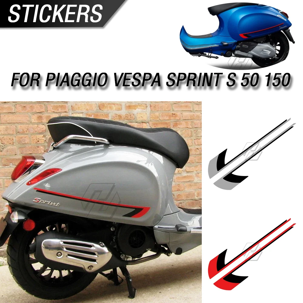

For Piaggio Vespa Sprint S 50 150 Scooter Special Edition Side Stickers Decoration