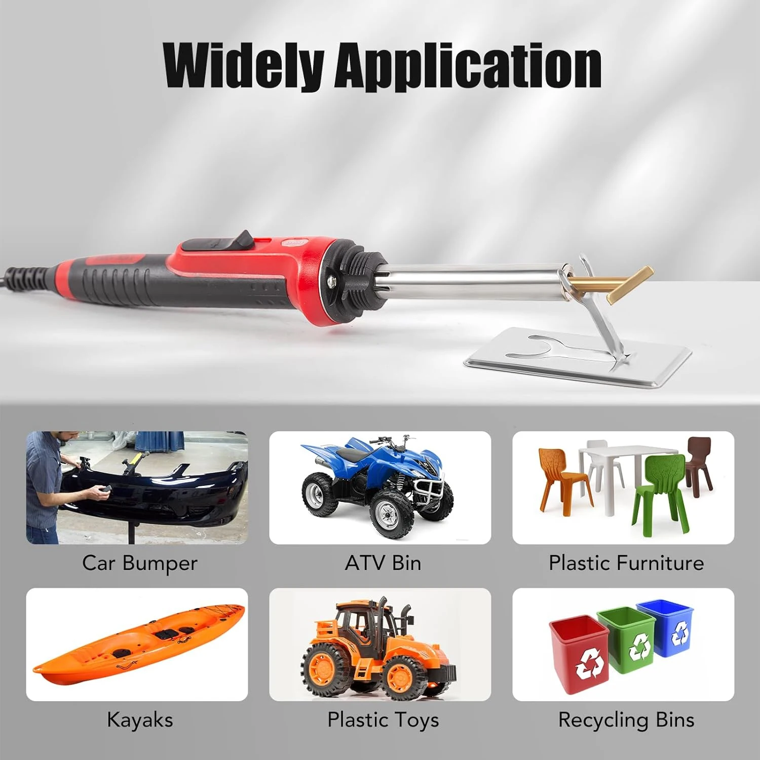 50W/100W Car Bumper Repair Soldering Iron, Adjustable Temperature Welding Rework Station, Soldering Iron Tip Repair Ironing Tool