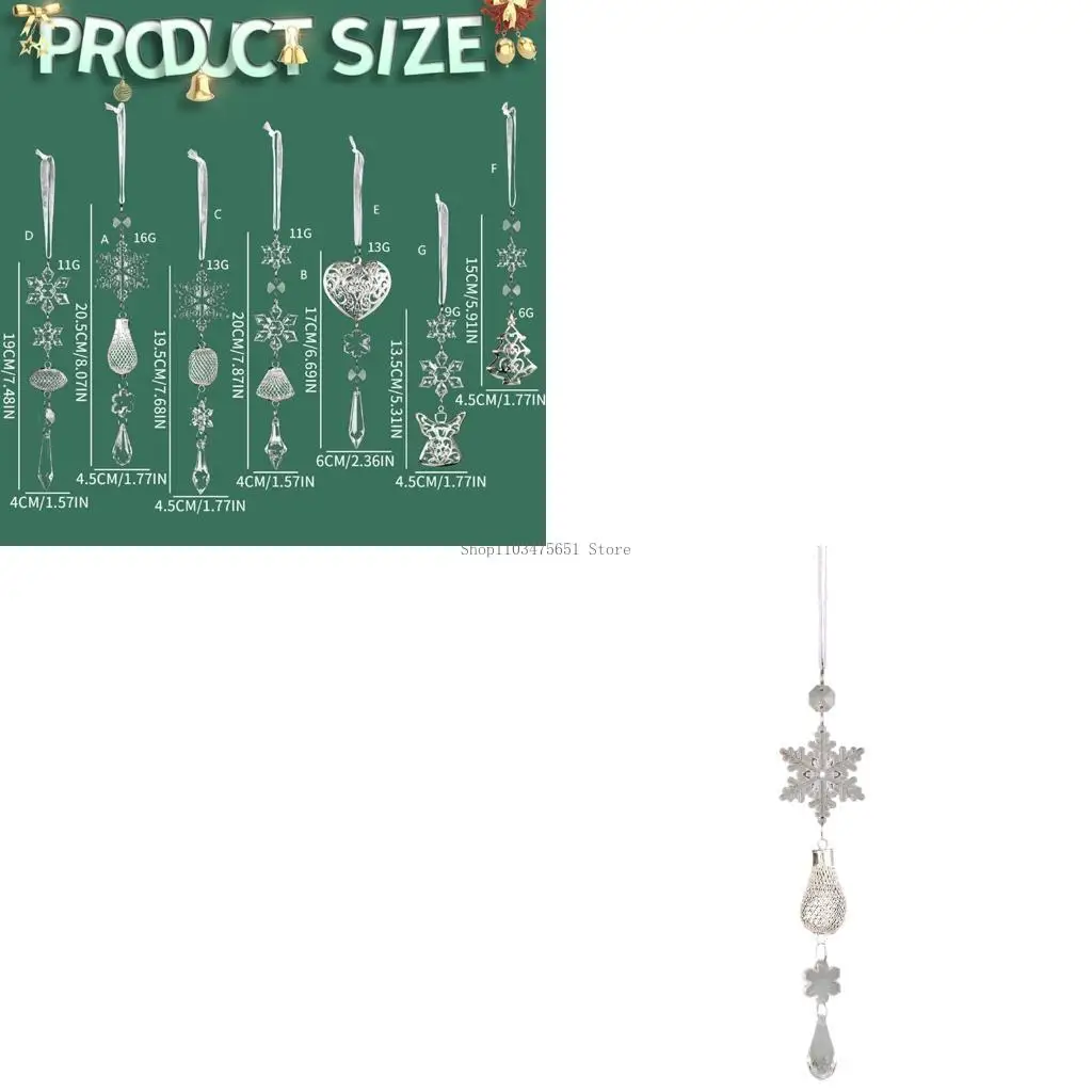  Acrylic Holiday Ornament Durable Christmas Decors For Family Friendly Decoration
