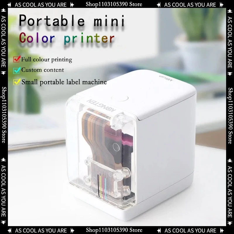 

Color 12.7mm Handheld Printer Multi-language System Handheld Inkjet Printer Diy Small Inkjet Printers Small Portable