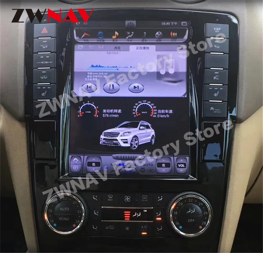 

Tesla Screen Android Radio Car Multimedia Player For Mercedes Benz ML W164 W300 ML350 ML450 ML500 GL X164 G320 GL350 GL450 GL500