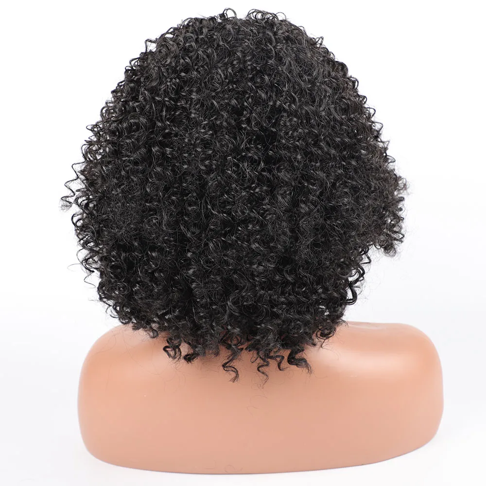 Synthetic Kinky Curly U Part Wig Afro Kinky Curly Synthetic Hair Wig U Part Wig for Women Black Afro Kinky Curly Synthetic Hair