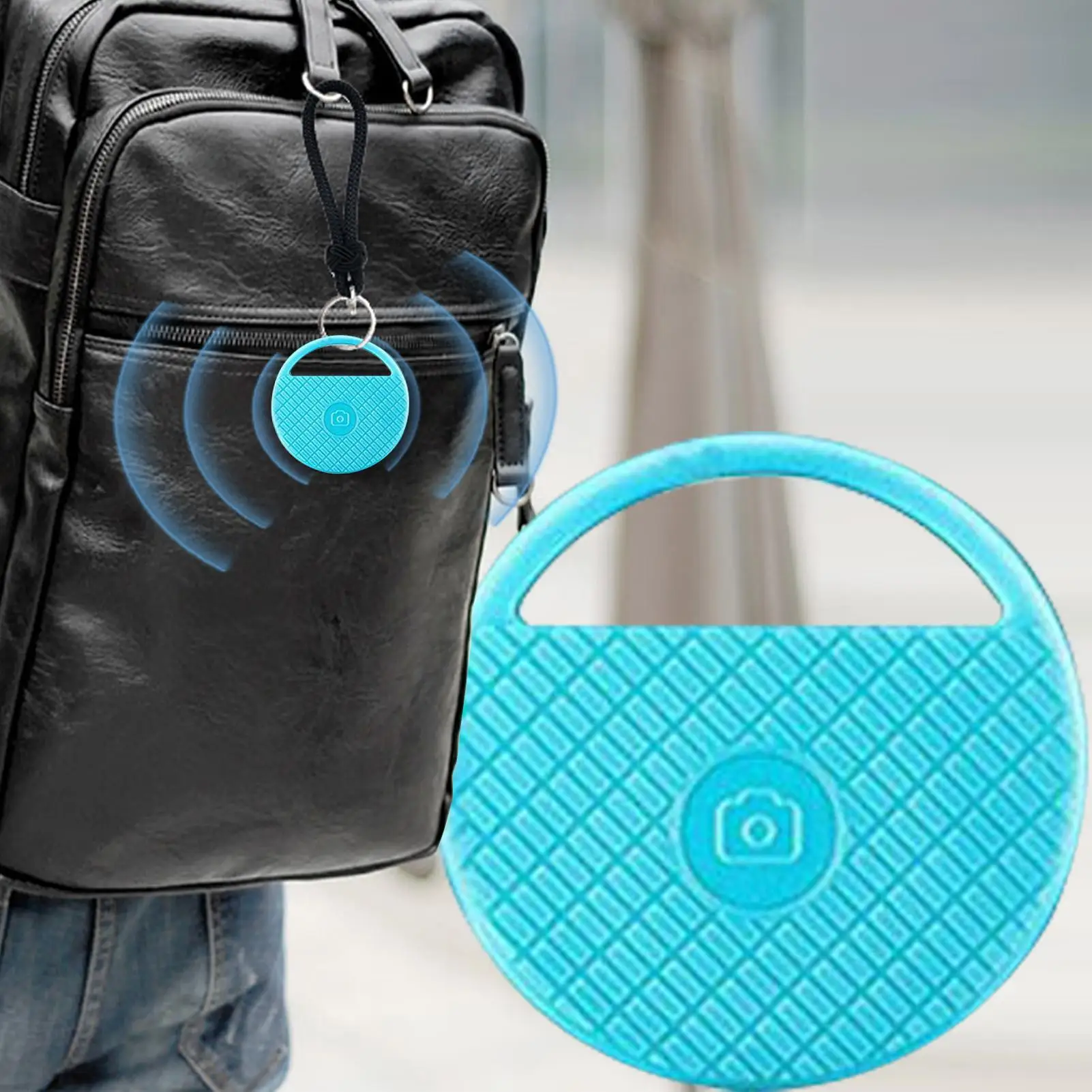 Localizzatore di oggetti Allarme bidirezionale Localizzatore di chiavi Localizzazione GPS Anti-perdita per bagagli Valigie Zaino Portafoglio Bambini Animali domestici Cane Gatto