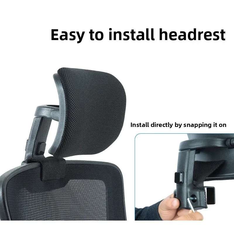 Adjustable Height Chair Headrest Extension Head Pillow Office Computer Chair Neck Support Refit Replacement Accessory