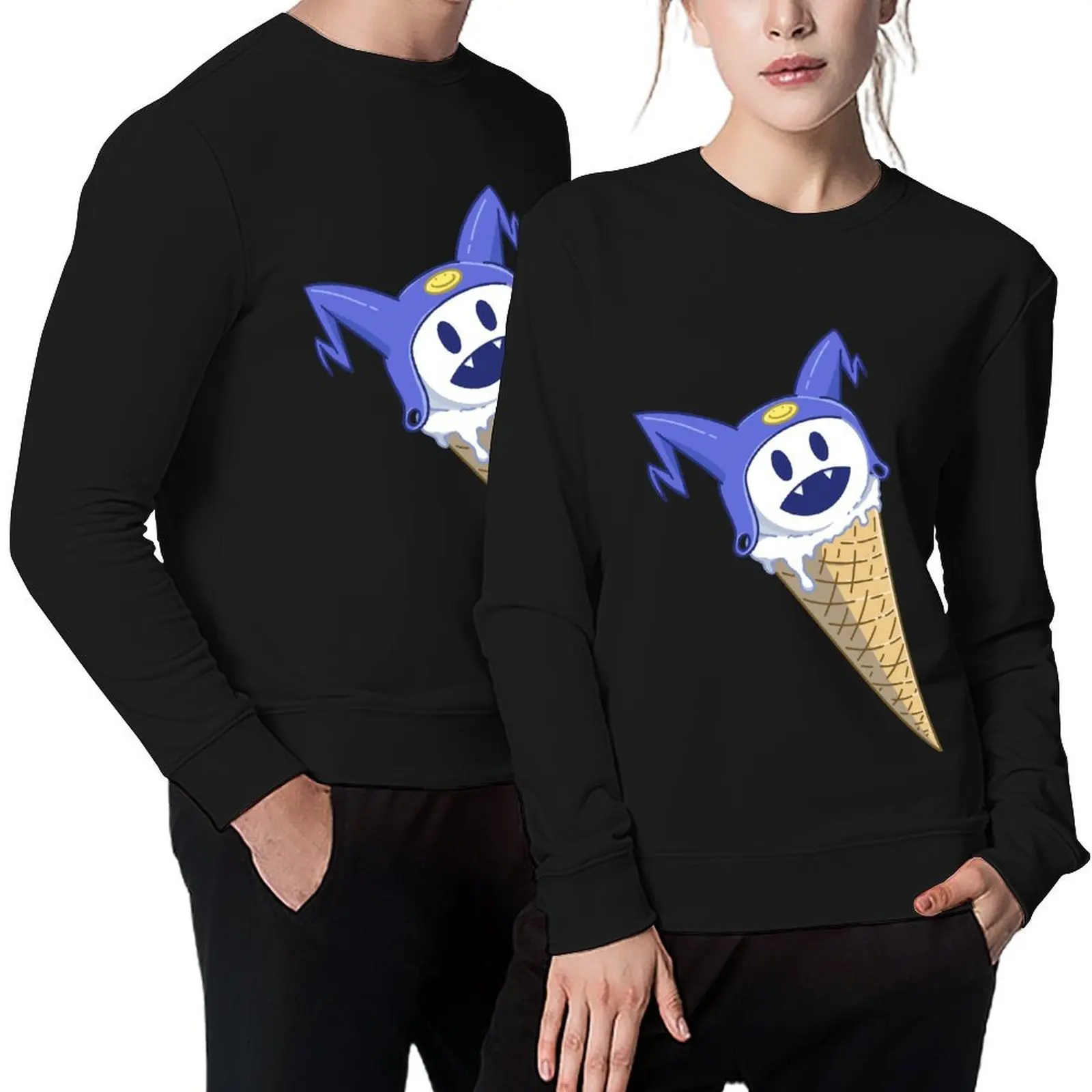 

Jack Frost Ice Cream Pullover mens clothes japanese style men's clothing men clothes aesthetic sweatshirts
