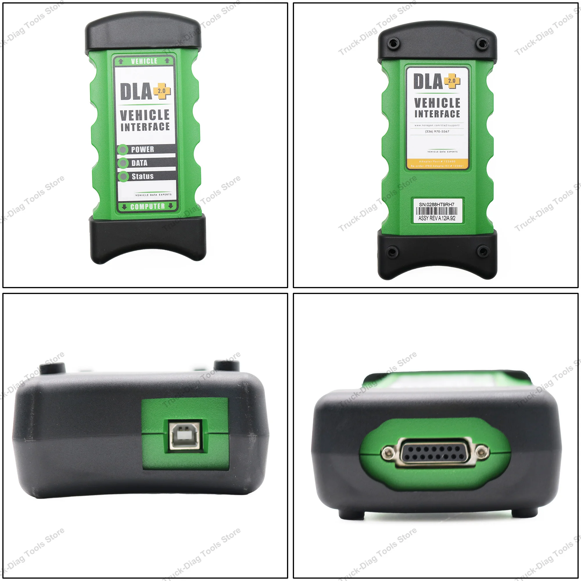 Newest for J-Pro DLA+2.0 Diagnostic Tool 2024 DLA+2.0 Vehicle Interface Diesel Software Heavy Duty Truck Scanner
