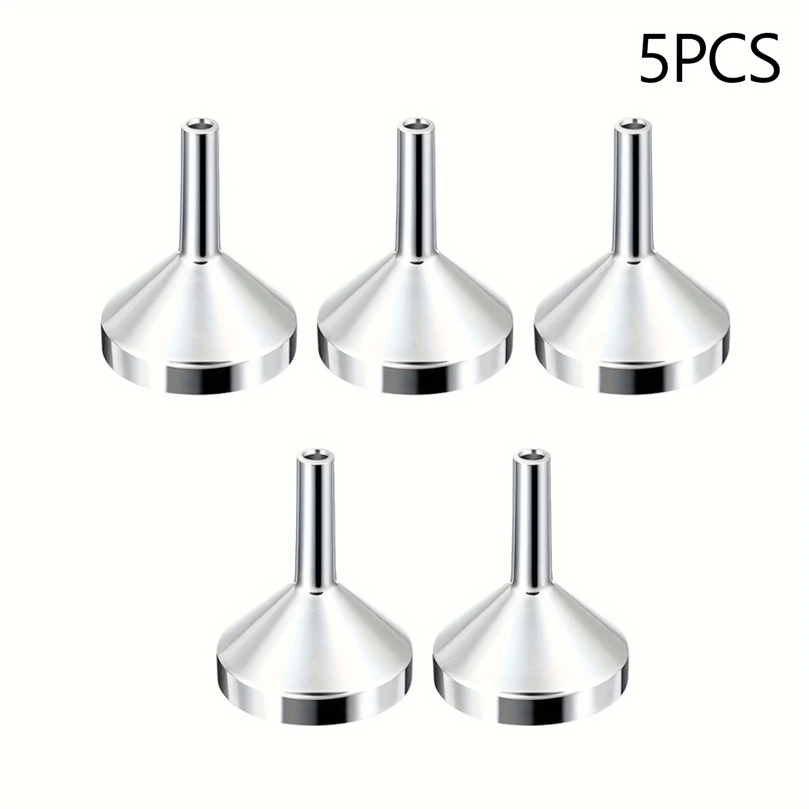 1/3/5pcs Refillable Perfume Bottle Funnel, Mini Perfume Travel Bottle Refillable, Bottom Fill Perfume Dispenser