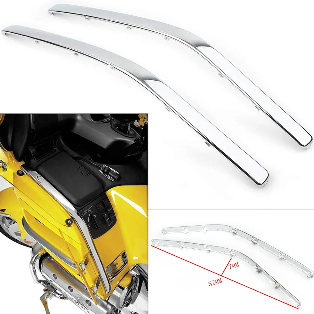

1 Pair Motorbike Fairing Bow Shaped Strake for Honda GoldWing GL1800 2001 2002 2003 2004 2005 2006 2007 2008 2009 2010 2011