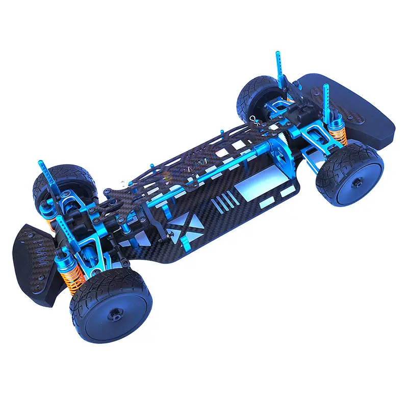 Tamiya Sakura TT02B TT02 TT01 D5 D5S TRF416 1:10 4WD RC auto telaio in fibra di carbonio Al lega modello fai da te Drift Racing Upgrade Parts KIT